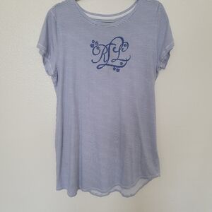 Ralph Lauren Blue/White Stripe Nightgown Sz. L
